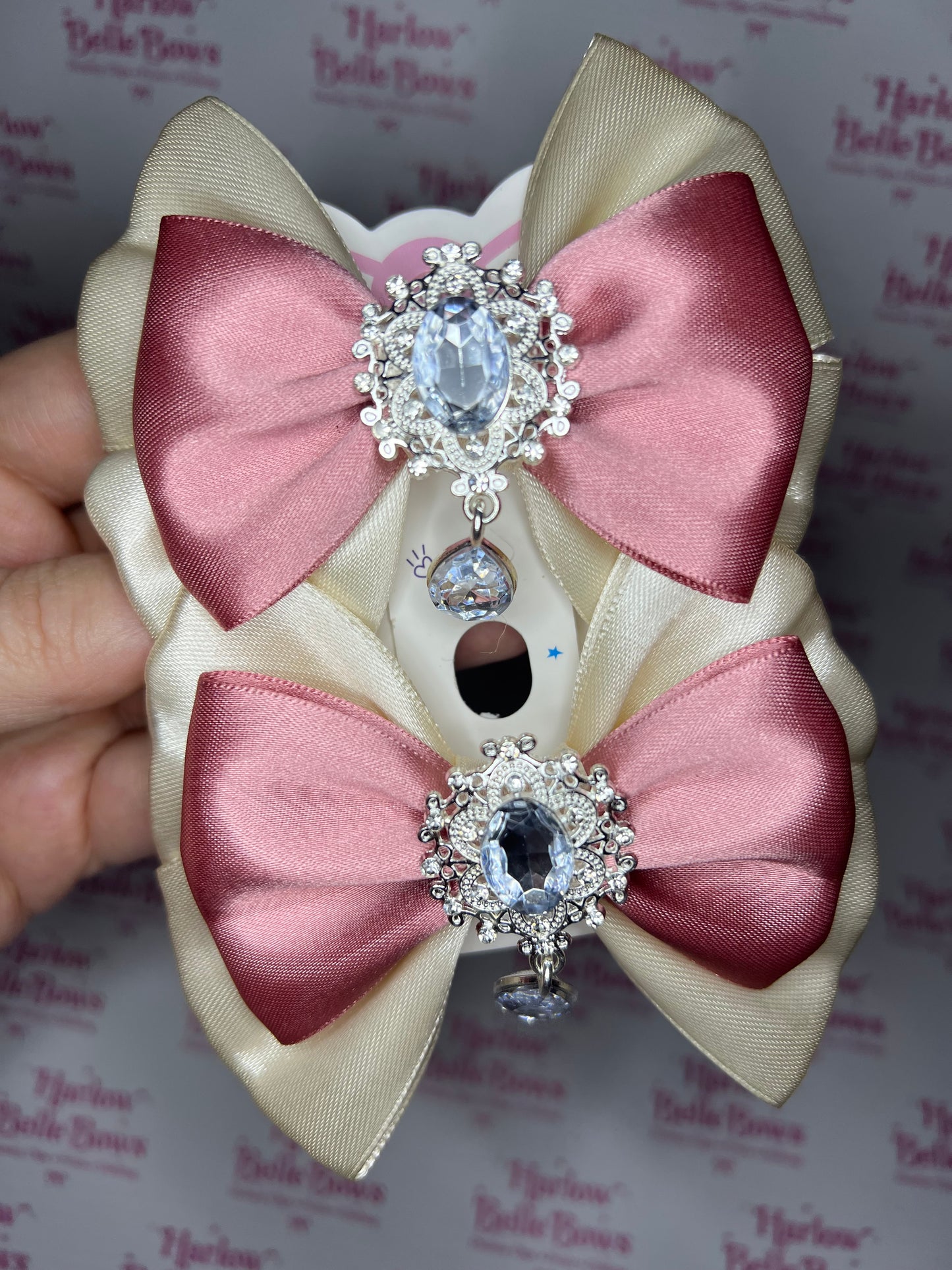 Cream/Dusky Pink -Adorable Aria Collection ♥︎
