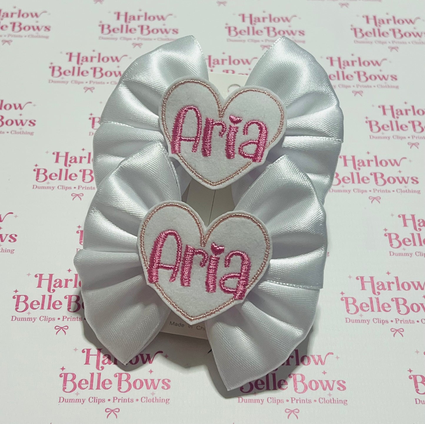 Personalised embroidery piggies ♥︎