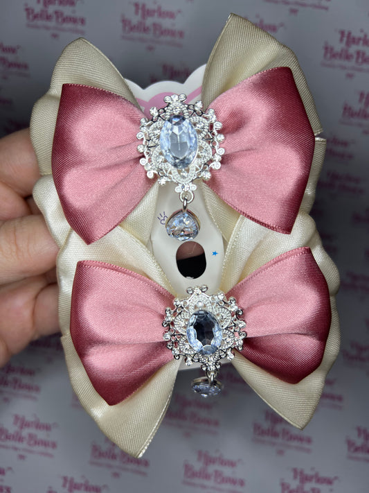 Cream/Dusky Pink -Adorable Aria Collection ♥︎