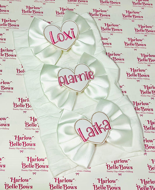 Personalised Embroidery Bow ♥︎