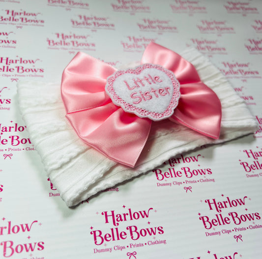 Little Sister Baby Headband  ♥︎