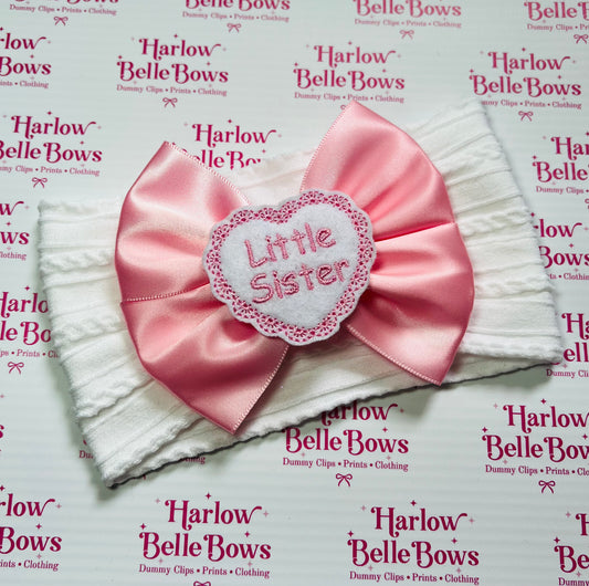 Little Sister Baby Headband  ♥︎